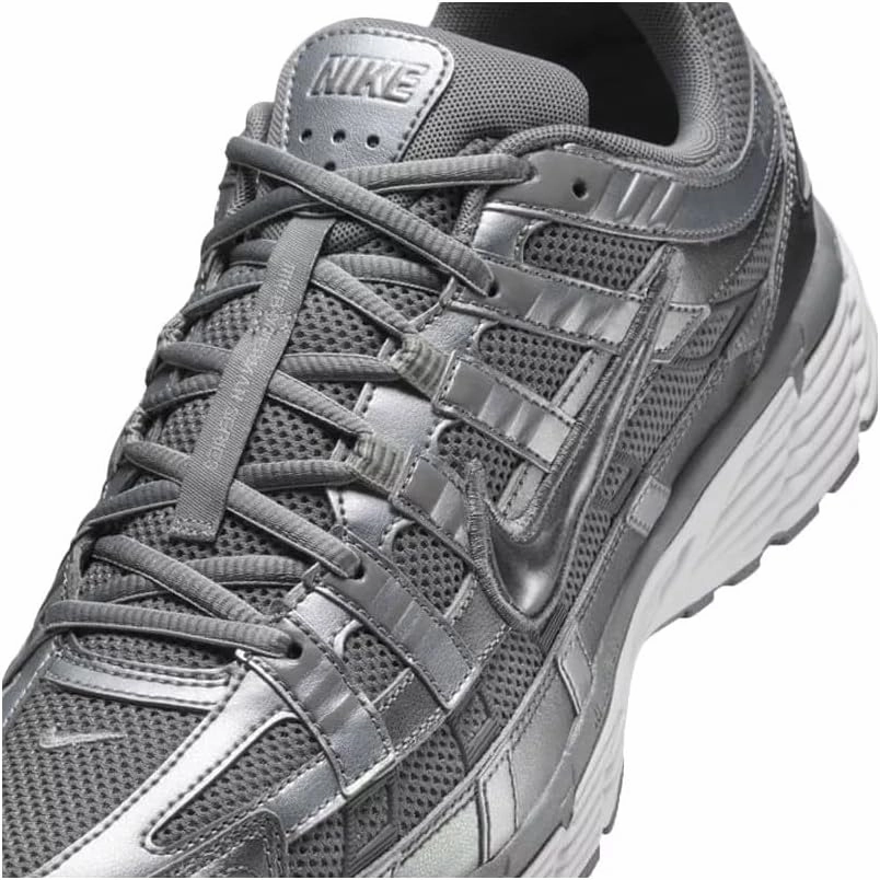 Nike P-6000 Men's Shoes (CD6404-023, Metallic Cool Grey/White/Wolf Grey/Cool Grey) Nike Shoes Shock Absorbers