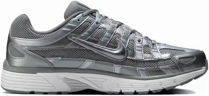 Nike Long Distance Track Shoes Nike P-6000 Men's Shoes (CD6404-023, Metallic Cool Grey/White/Wolf Grey/Cool Grey)