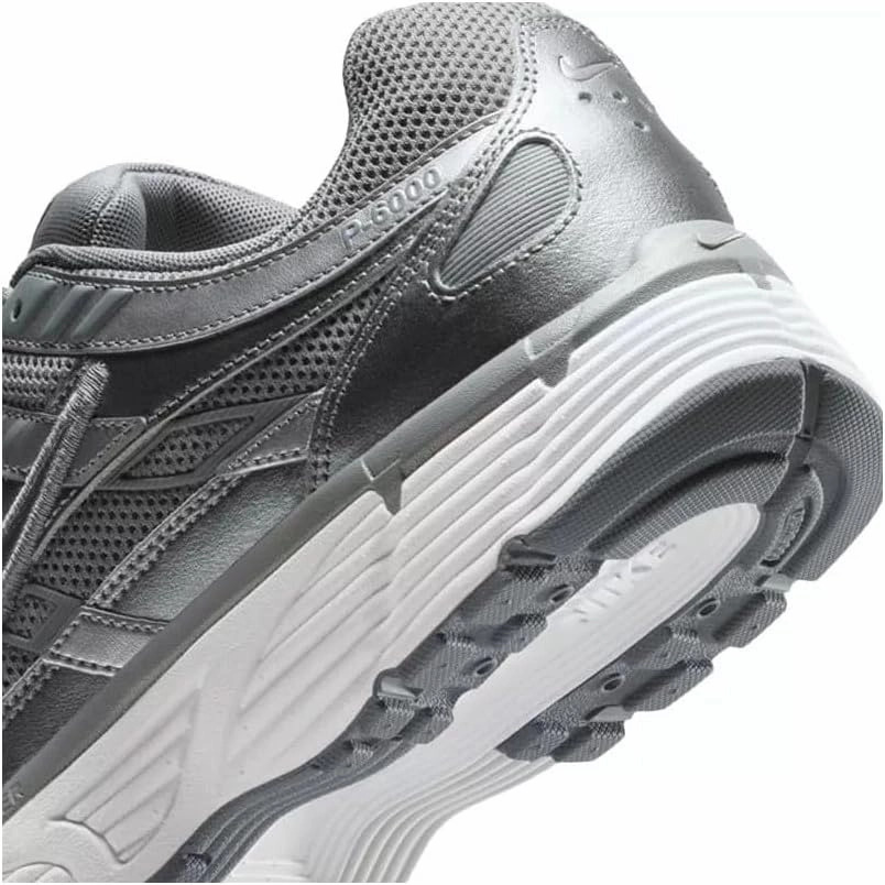 Nike P-6000 Men's Shoes (CD6404-023, Metallic Cool Grey/White/Wolf Grey/Cool Grey) Best Arch Support Nike Shoes