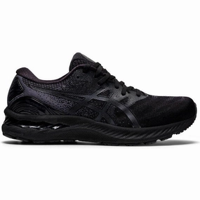 Men's Asics GEL-Nimbus 23, Black/Black, 11.5 4E Extra Wide Best Asics Running Shoes