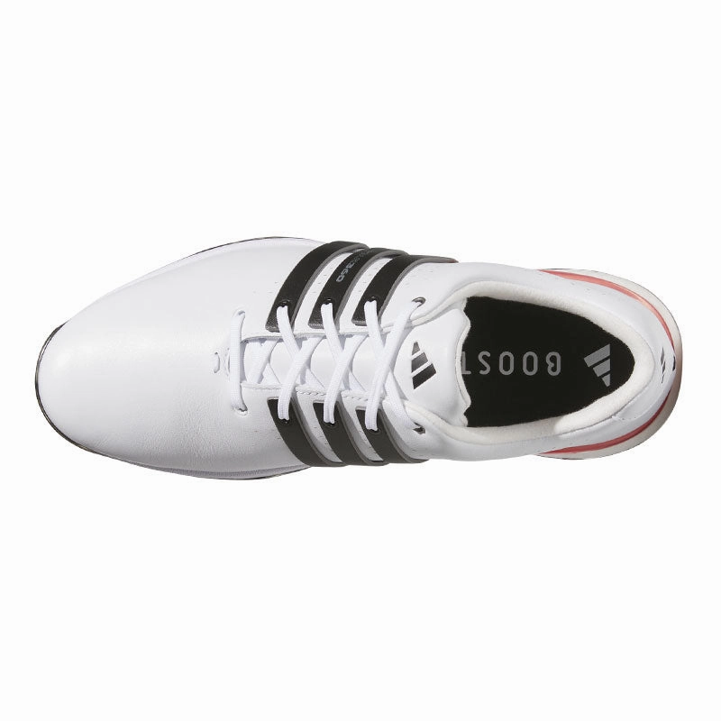 ADIDAS Tour360 24 Men's Spiked Shoes (White/Black/Red) Best Waterproof Casual Shoes