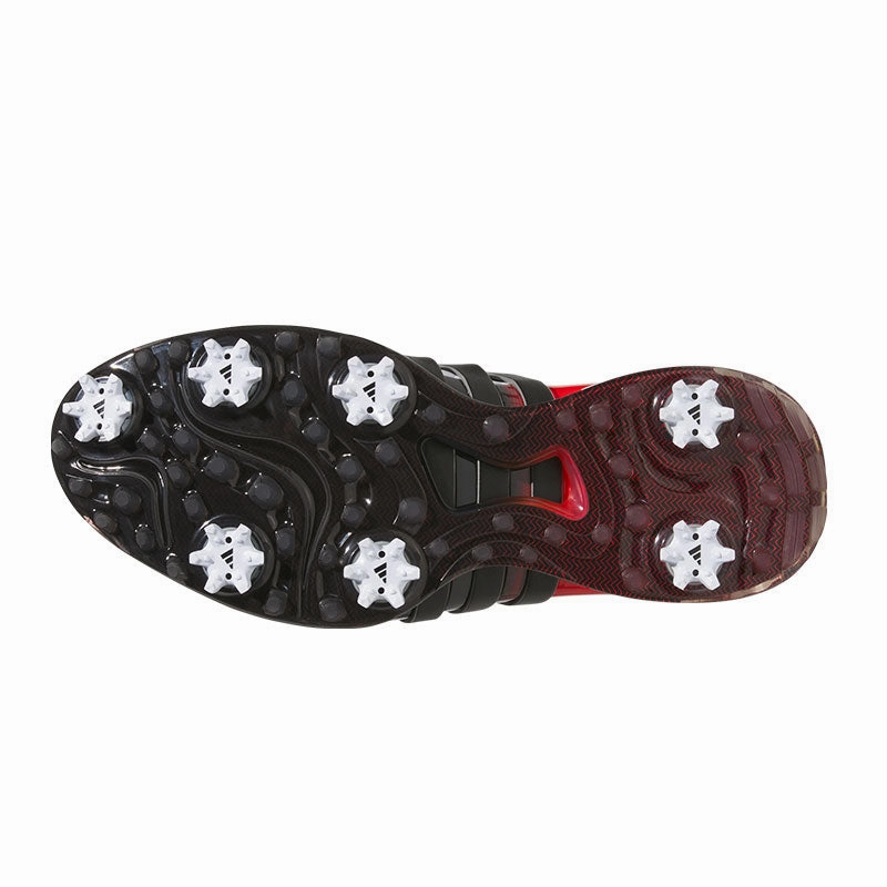 ADIDAS Tour360 24 Men's Spiked Shoes (White/Black/Red) Panorama Low Hiking Shoes
