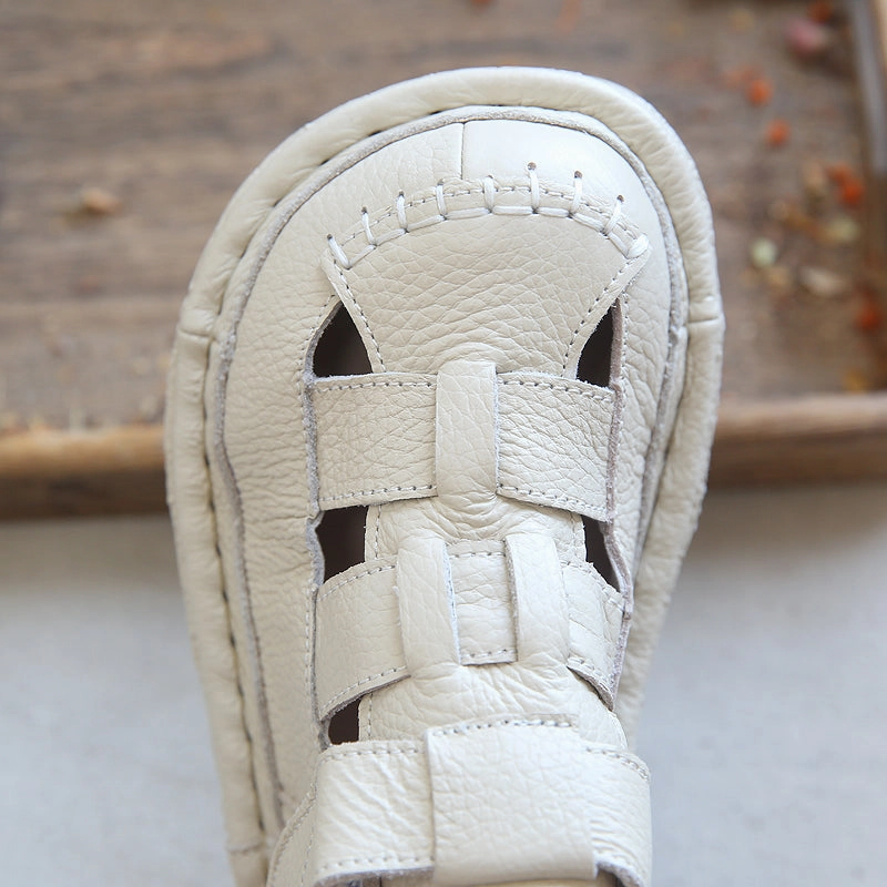 Keen Whisper Sandals Women Retro Handcraft Plaited Leather Thick Soled Sandals