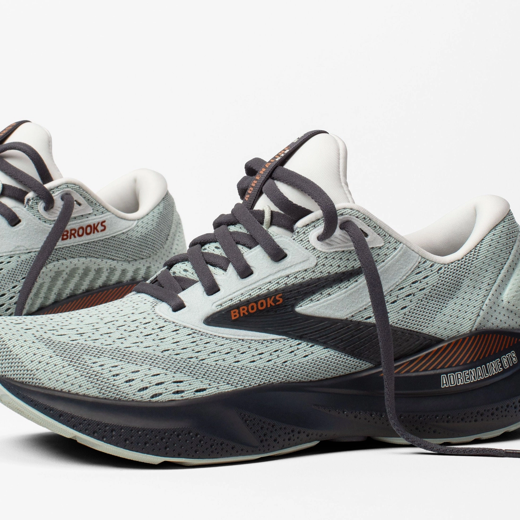 Women's - Brooks Adrenaline GTS 24 - Mercury/Ebony/Copper Downshifter 13 Running Shoes