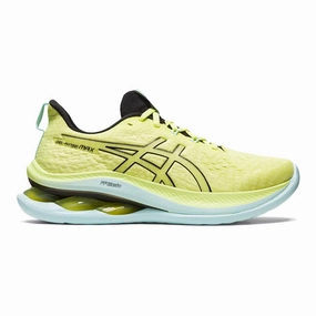 Asics Shoes Suede Women's Asics Gel-Kinsei Max, Glow Yellow/Black, 10.5 B Medium