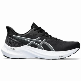 Women's Asics GT-2000 12, Black/Carrier Grey, 6 B Medium Asics Duomax Running Shoes