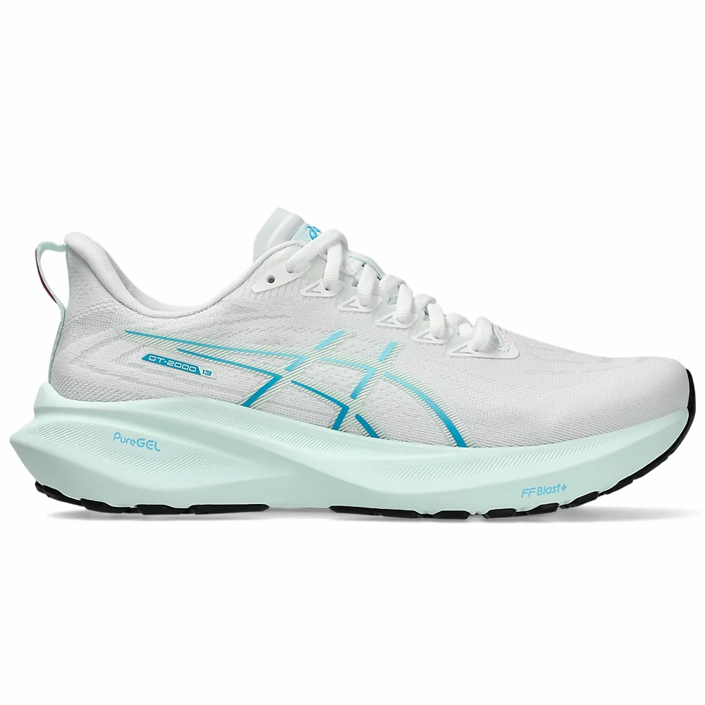 Women's Asics GT-2000 13, White/Soothing Sea, 9.5 B Medium Asics Gel Kayano 22 Running Shoes