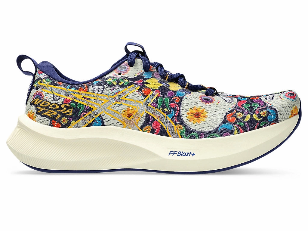 Women's Asics Noosa Tri 16, Dive Blue/Saffron, 11 B Medium Asics Cheerleading Shoes