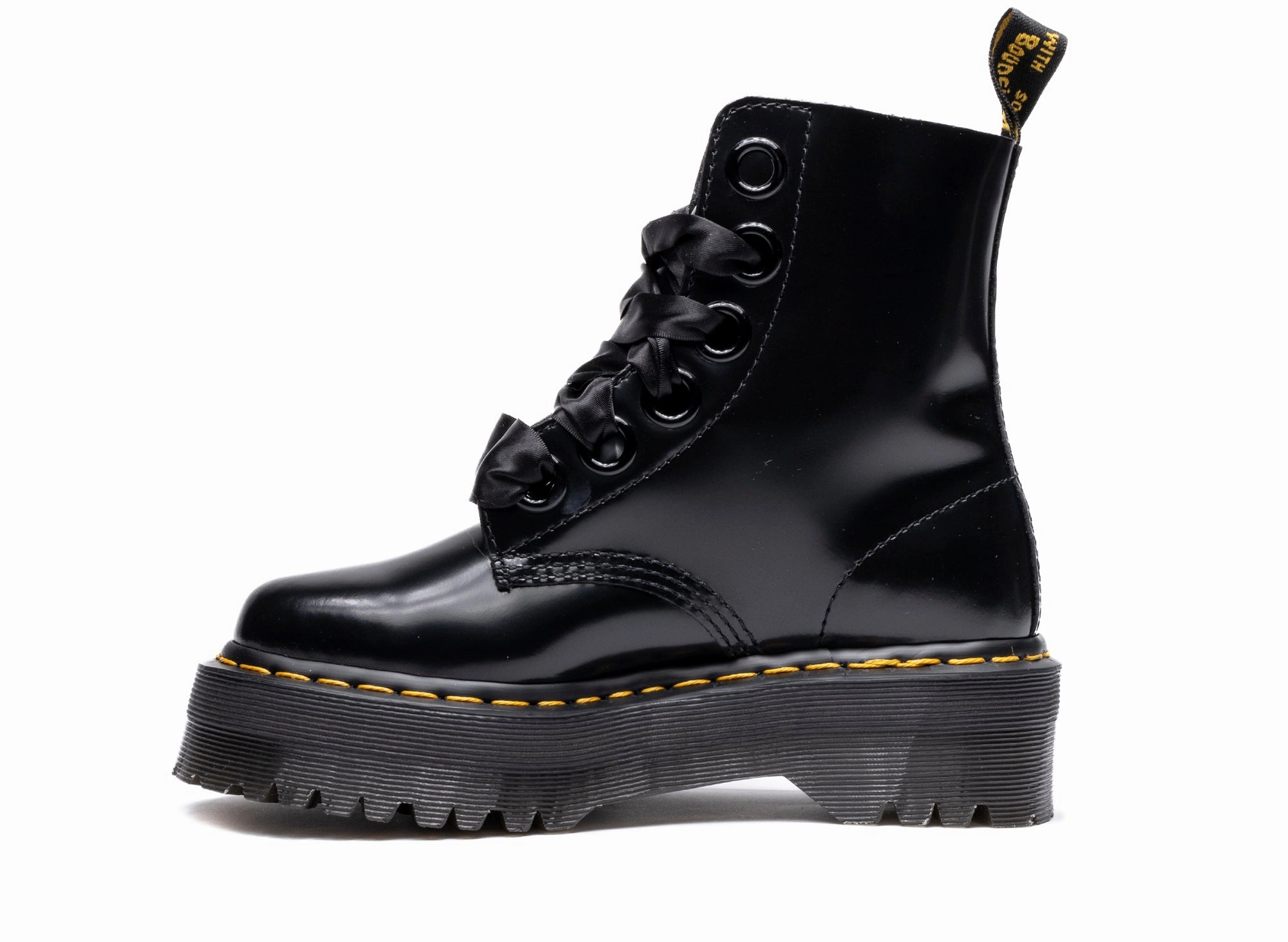 Women's Dr. Martens Molly Leather Platform Boots Boots Of Springheel Jak