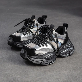 Women's Fashion Breathable Mesh Chunky Sneakers 741 Sneakers