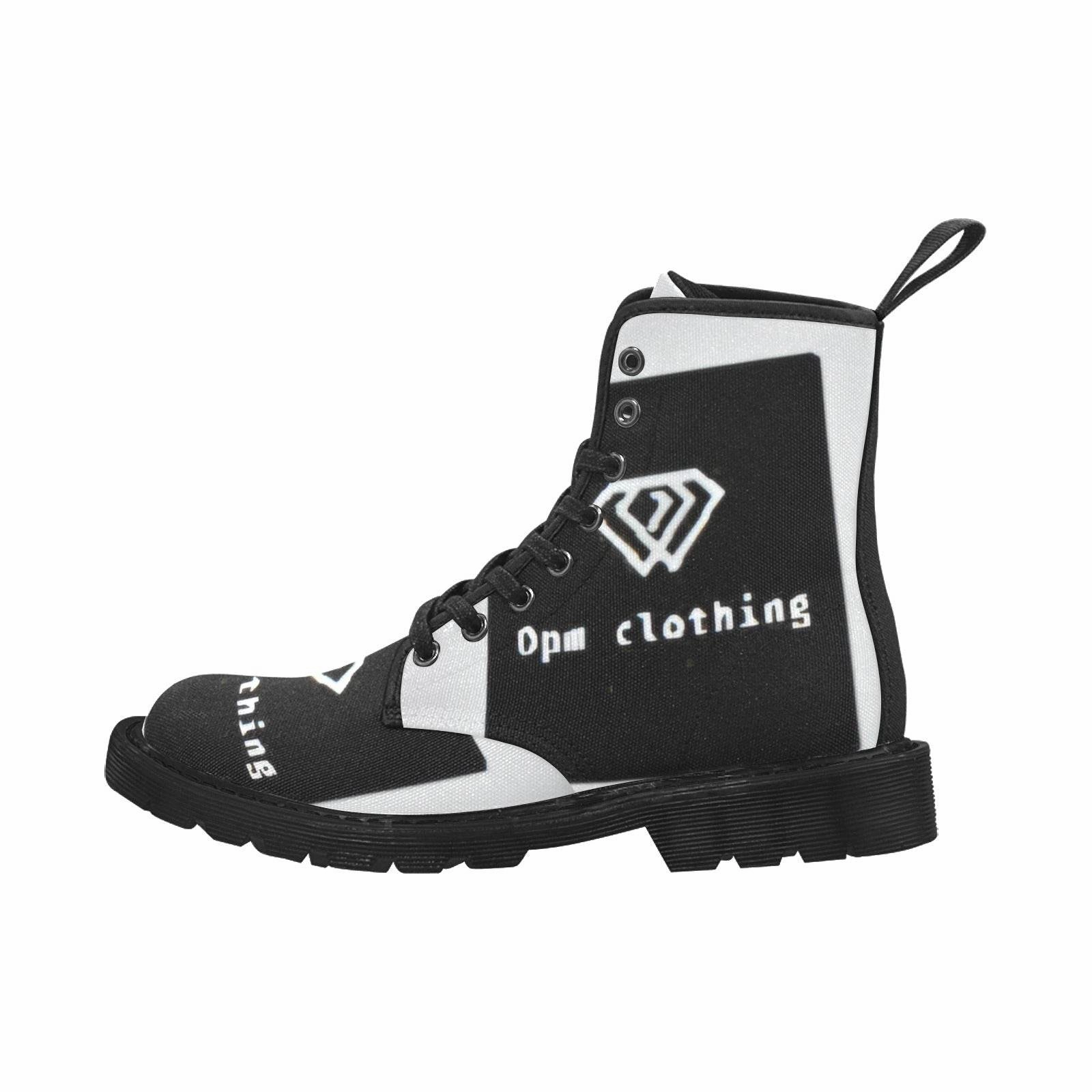 Women's Lace Up OPM BLACK INSIGNIA Canvas Boots Waterproof Snow Boots