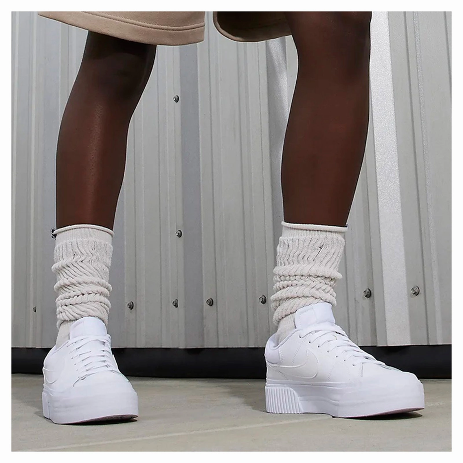 Women's Nike, Court Legacy Lift Platform Sneaker Nike Internationalist Shoe