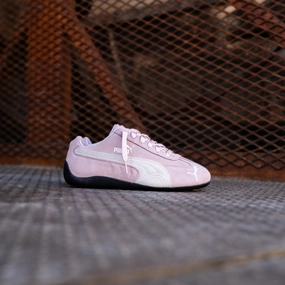 Womens Puma Speedcat OG (Whisp Of Pink/Puma White) Slip On Athletic Sneakers