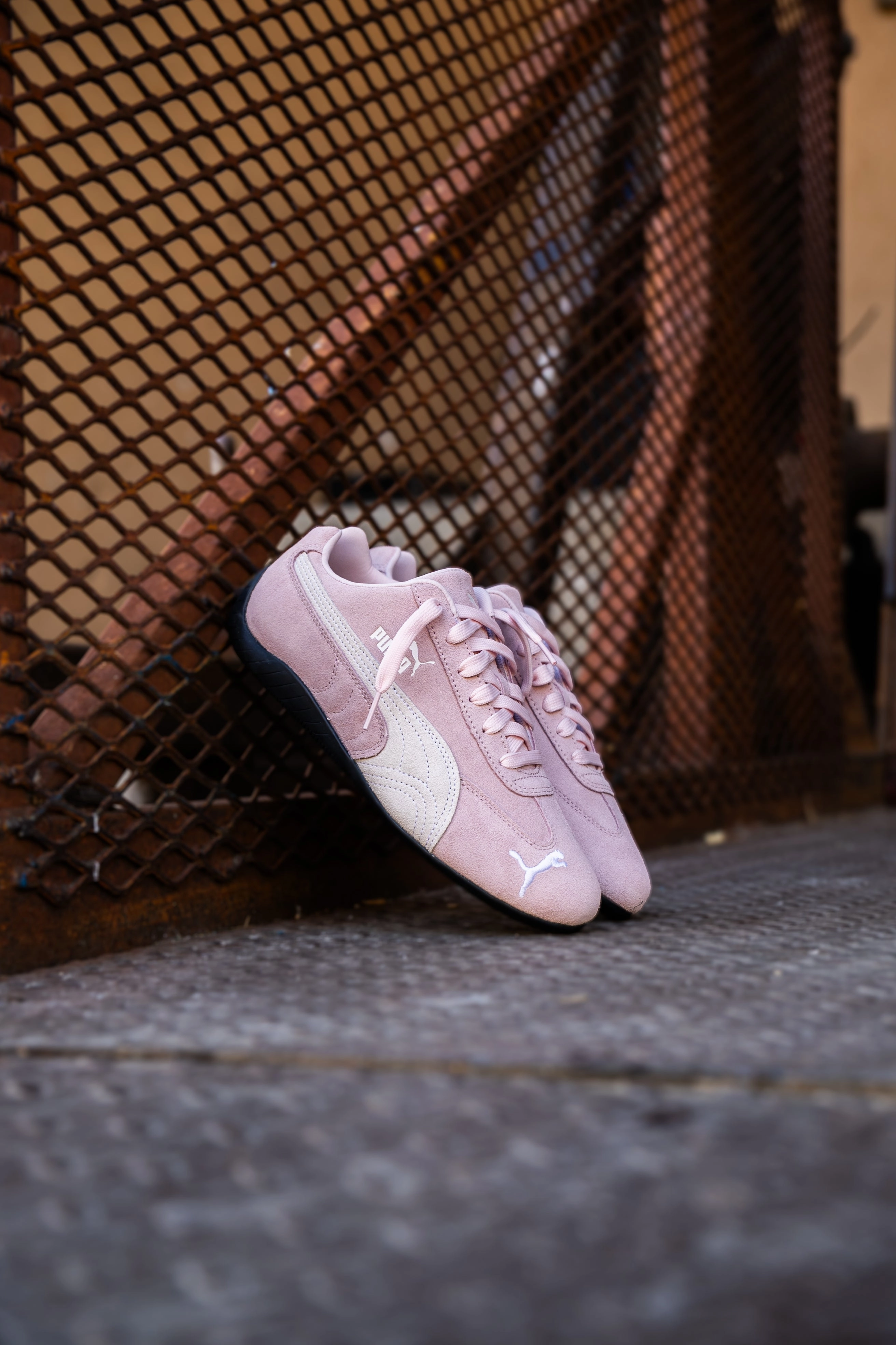Professional Sneakers Womens Puma Speedcat OG (Whisp Of Pink/Puma White)
