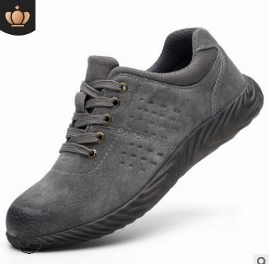 Work shoes Safety Shoes Men Pigskin Non-slip Welding Shoes Beef Tendon Bottom Steel Head Anti-smashing Anti-stab Tndestructible