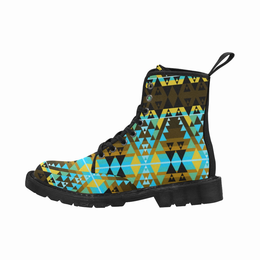 Writing on Stone Broken Lodge Boots for Women (Black) Cheetah Print Boots