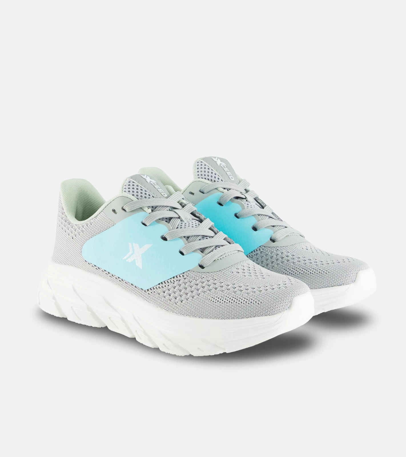 Xceed Women's Sneakers EX-KE-4274 Jeans Brown Sneakers