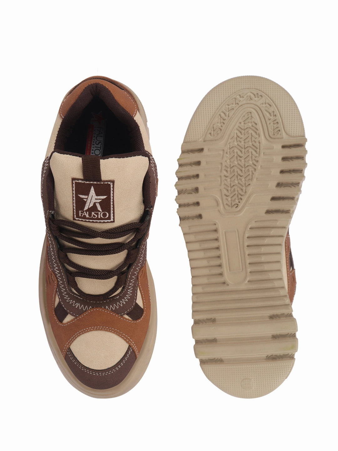 Basketball Sneakers Cheap Men Brown Retro Design Colorblocked Athletic-Inspired Casual Chunky Sneaker | Mid-Top Streetwear Shoes With Rugged Sole